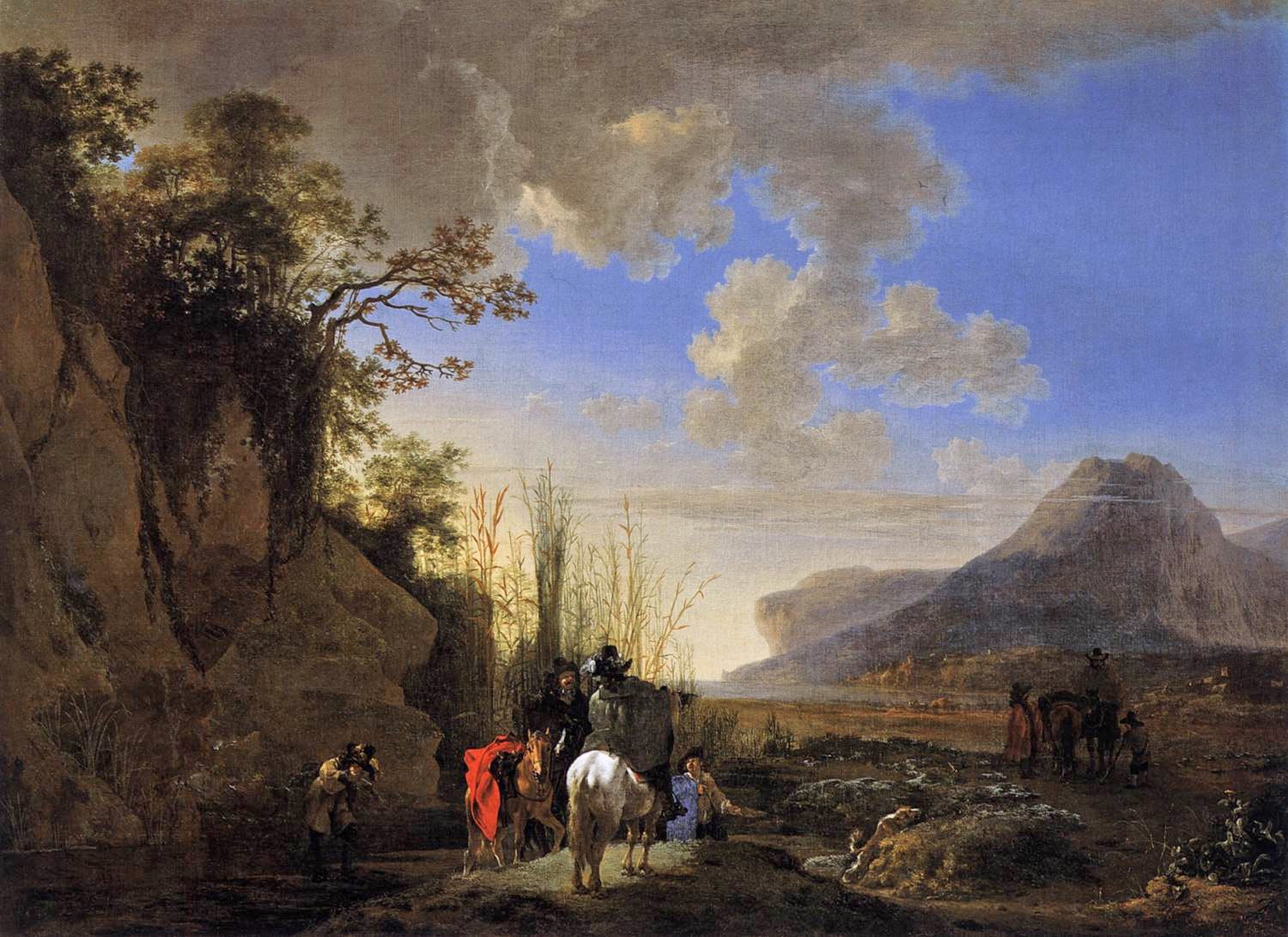 resting riders